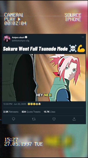 the moment when Sakura Proved She’s Tsunade’s True Student ☠️💪👊 #sakura #naruto