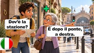 10 Useful Italian Conversations for Beginners (A1-A2) | Easy Italian Conversation Practice