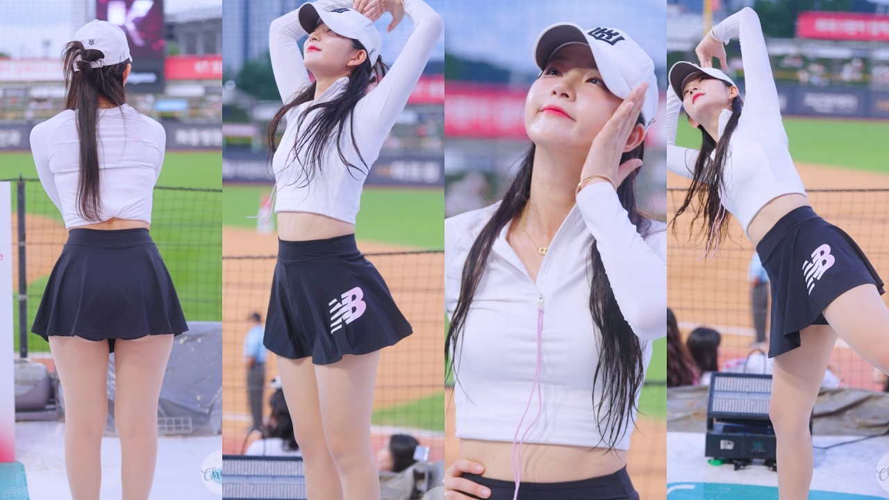 [8K] 뉴발 홍보 1등 김진아 치어리더 직캠 金吉娜 Kim Jina Cheerleader fancam ktwiz 250820