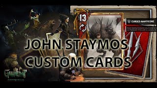 [Gwent] Subscriber John Staymos Custom Cards