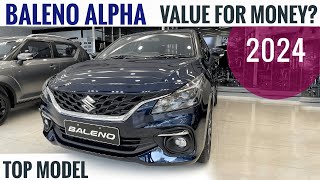 Maruti Baleno Alpha 2024 New Model - Worth It ? | New Baleno Top Model 2024 | Baleno 2024 New Model