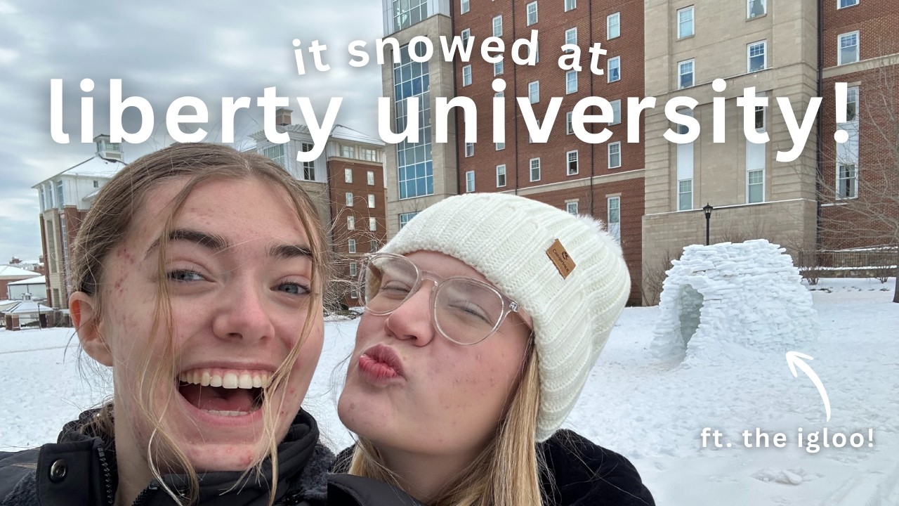 a week of snow at liberty university | nursing school vlog