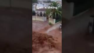 Historic flood in Spain! Toledo and Madrid are sinking