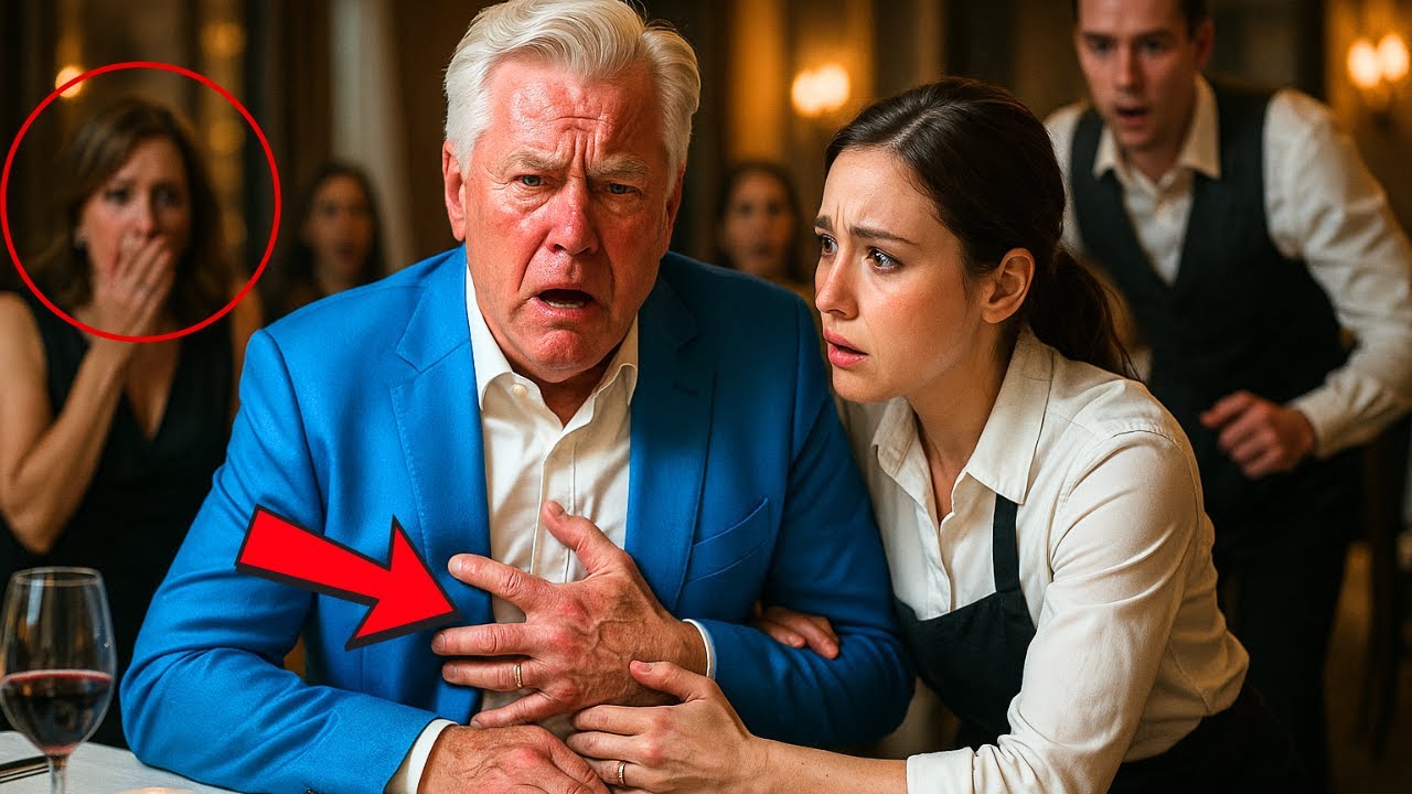 A Poor Waitress Says “Sir, My Mom Has the Same Ring”—Seconds Later the Billionaire Collapses..