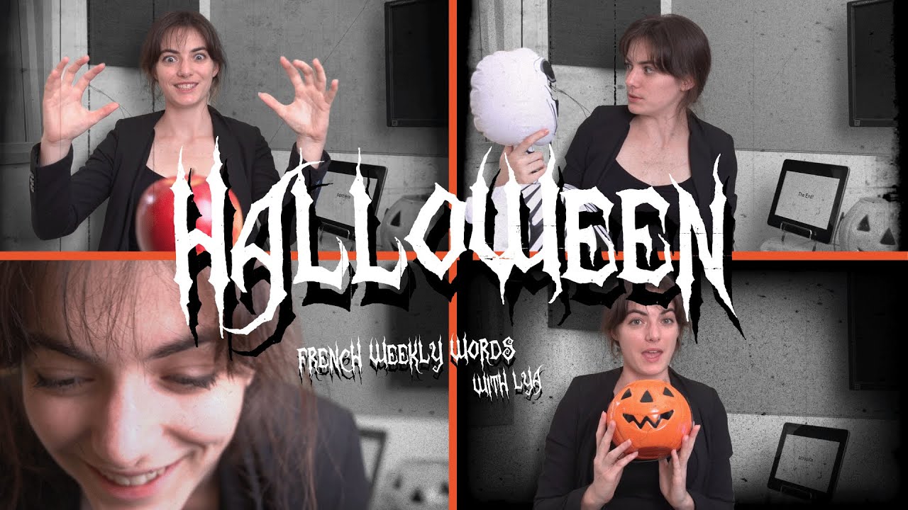 ⁣French HALLOWEEN Words with Lya!