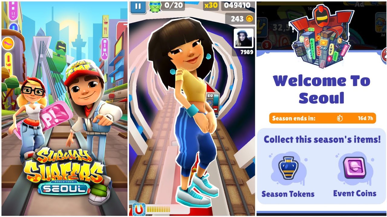 Subway Surfer Seoul Game - Play Subway Surfer Seoul Online for Free at  YaksGames