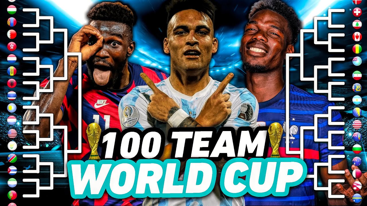 I Played The WORLD CUP with *100 NATIONAL TEAMS* ... (INCREDIBLE UPSET WINS! ????)