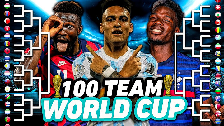 I Played The WORLD CUP with *100 NATIONAL TEAMS* ... (INCREDIBLE UPSET WINS! ????)