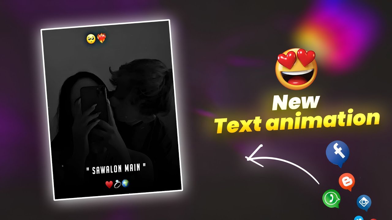 Alight motion trending text animation video editing | Alight motion ...