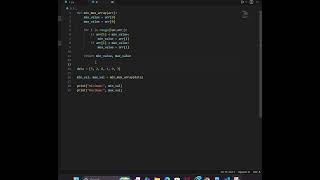 Penjelasan Tugas Python 2.2 – Fungsi Minimum dan Maksimum dalam Array | VSCode