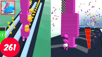 Stack Colors Level 261 | All Levels Gameplay Walkthrough | Android & iOS Gaming | DestroyerH