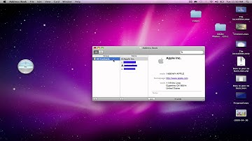 How to add a contact to your address book on a mac