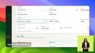 Creating a Fabric Supplier Purchase Order in FabriFlow