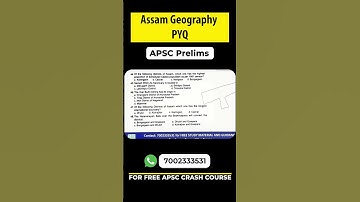 APSC Prelims PYQ | Complete Analysis & Answer Key | ADRE Adda Assam