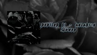 Dediler Ki - Anlarsın Slowed Resimi