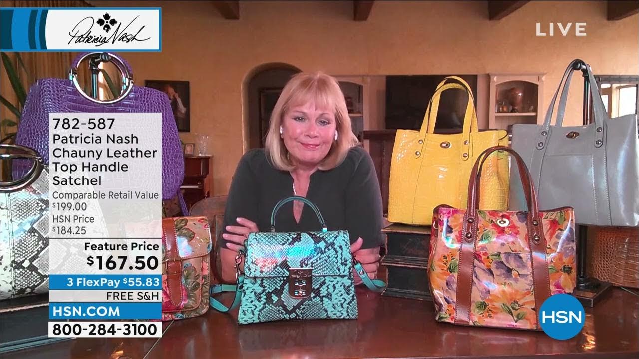 Patricia Nash Chauny Leather Top Handle Satchel YouTube