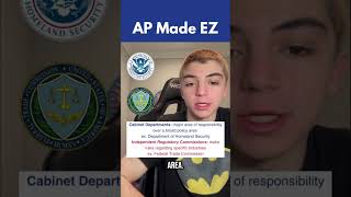 AP Government Unit 2.12-2.13 The Bureaucracy in 1 Minute! DM for video requests(all courses)#apgovt