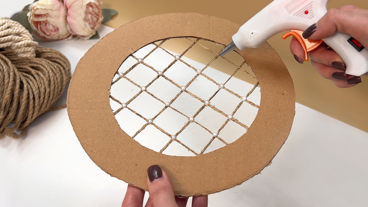Unbelievable! 😍 You'd be Surprised what you can Make with ordinary Cardboard and Jute thread!