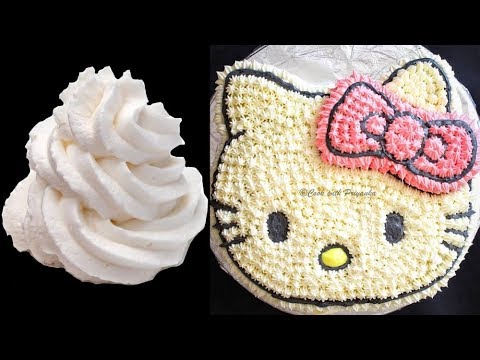 Whipping cream at home/How to make whipped cream frosting for cakes/Whipped cream