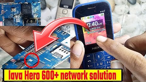 lava hero 600+ no network problem solution | lava h2 network | lava hero 600 network problem