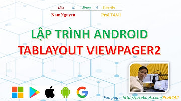 Android02 Sử dụng Tablayout kết hợp ViewPager2 Lab4.4