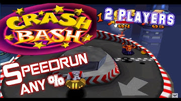 [Speedrun] Crash Bash - Any% (2 Players) No MM - 2:05:42