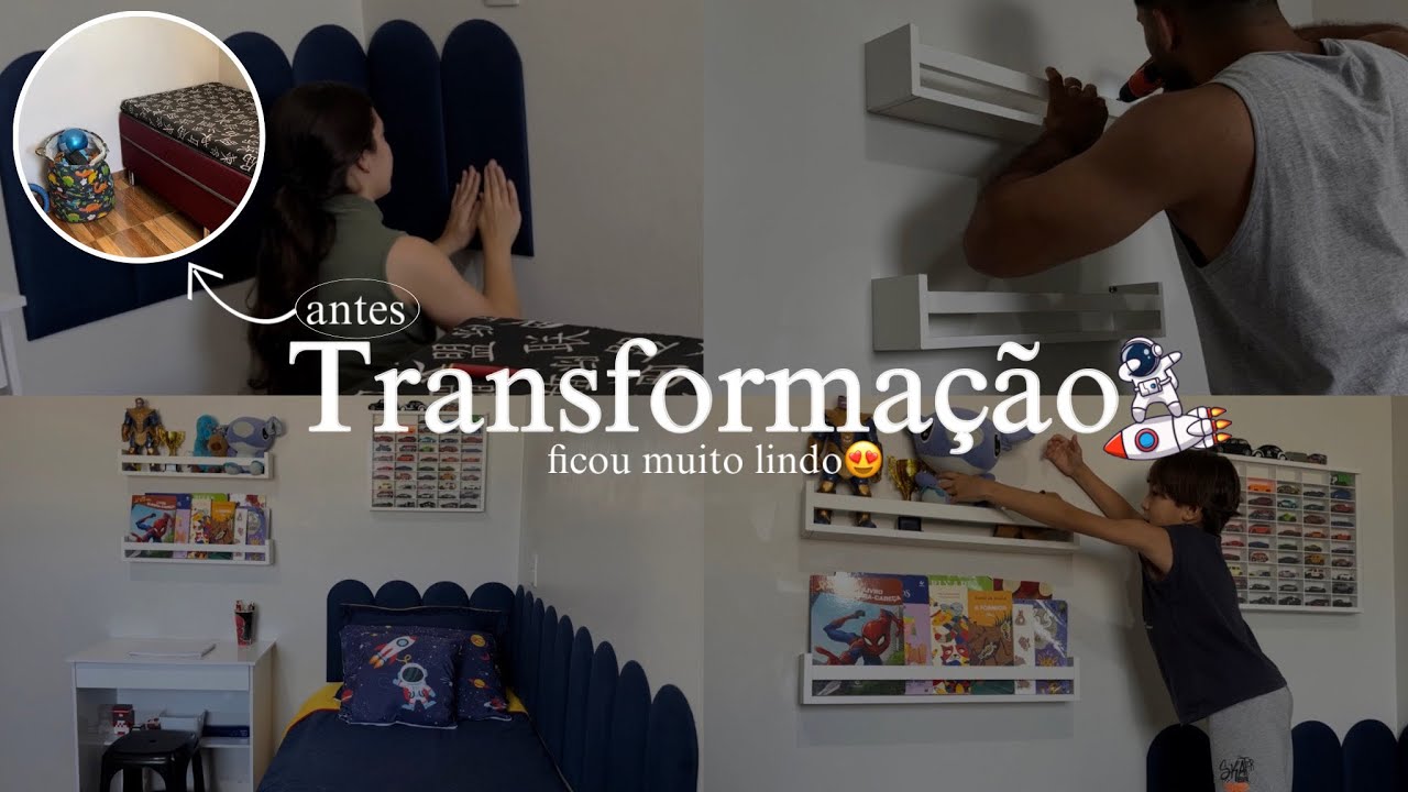 Transformei o quarto do meu filho só com achadinhos da Shopee! Veja o antes e depois😍
