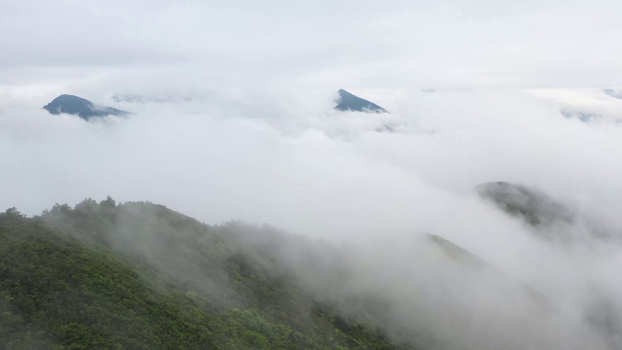 How To Paint Foggy Mountain YouTube