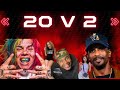 20 women vs 2 comedians CHARELSTONE WHITE & 6ix9ine Part 1