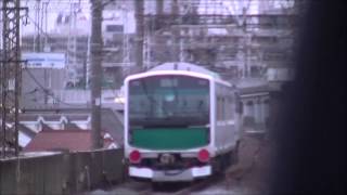 HD【烏山線新型車両】EV-E301系ヤマV1編成 甲種輸送 西浦和・大宮