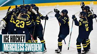 sweden women s hockey eliminates japan olympic play