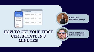 Get a certificate with Smallstep Certificate Manager in under 3 minutes!