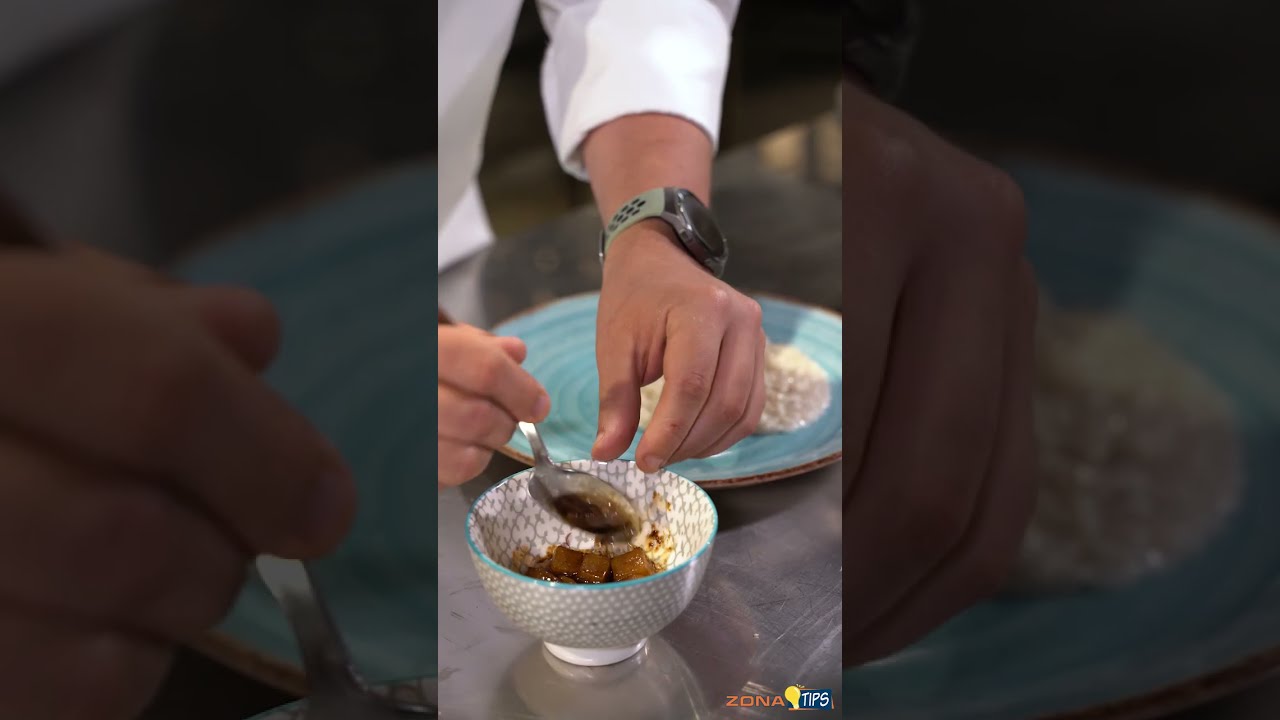 ZONATips: Lorenzo Buraschi prepara un risotto al gorgonzola con pere glassate all'aceto balsamico