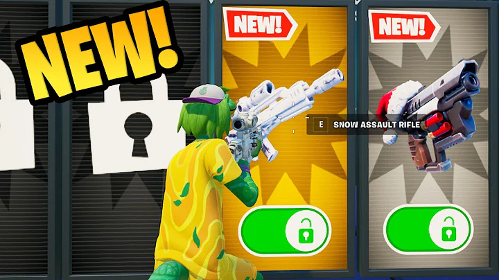 How To Get NEW Snow Assault Rifle in 1vs1 with every gun Fortnite