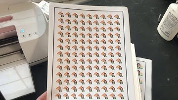 Bitmoji Stickers using Inkscape and Cricut and print/cut