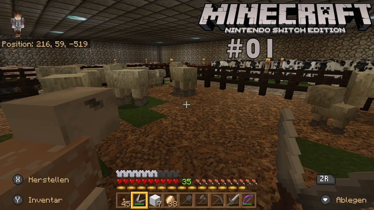 MINECRAFT: SWITCH EDITION #01 🔹 Die Sache mit dem LAGER Tick