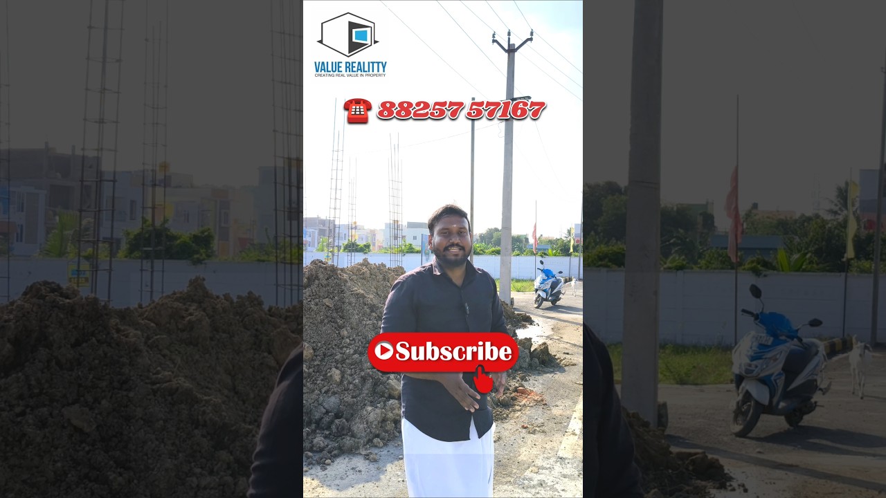 🔥Super Location🏡 Ready to Construct🏠 Land For Sale 📍Kundrathur Chennai✅ Direct Owner 