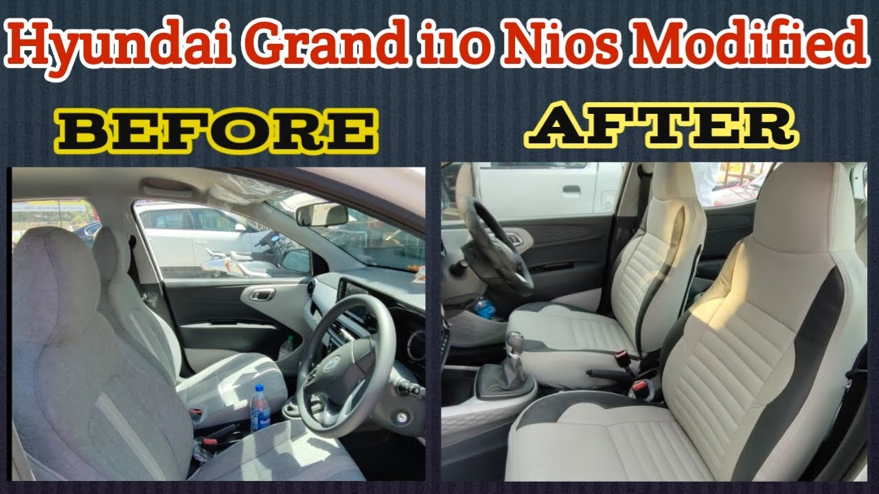 Hyundai Grand i10 Nios Modified Leather Seat Cover Floor Lamination