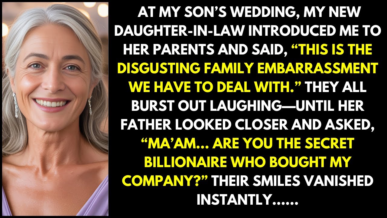 My New Daughter-In-Law Called Me A Disgusting Family Embarrassment, Then Someone Asked If I Was The