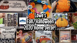 LOWES FALL HALLOWEEN HOME DECOR 🎃🍂 SHOP WITH ME