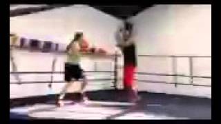 Alexis Lavarine training with Ronald Weaver