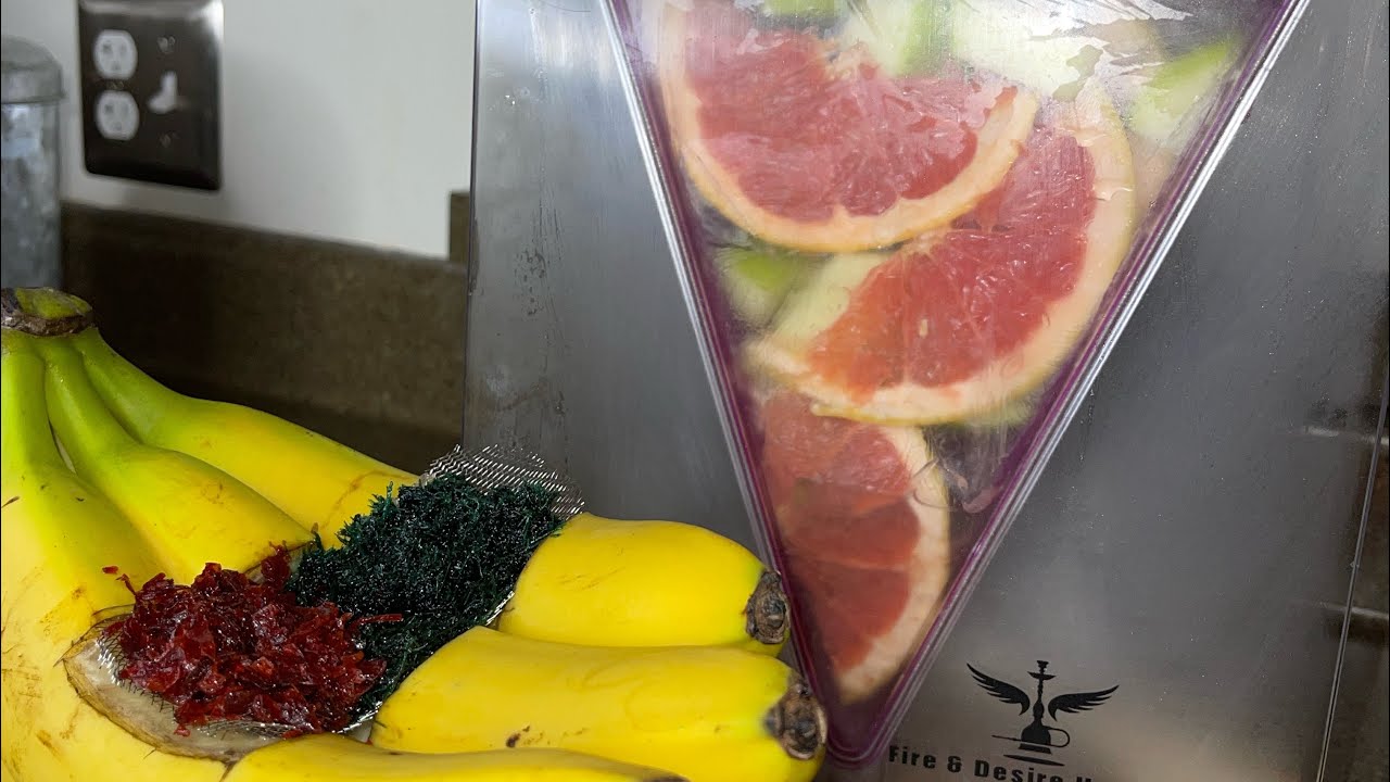 Hookah Fruit Bowl - Banana Fruit Bowl. How To Make Perfect Smoking Hookah? Easy Steps!
