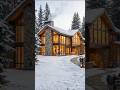 Luxury Snow Forest Cabin Estate Restoration | Cozy Winter Timelapse