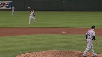 COL@KC: Tulo makes a great spinning throw for the out