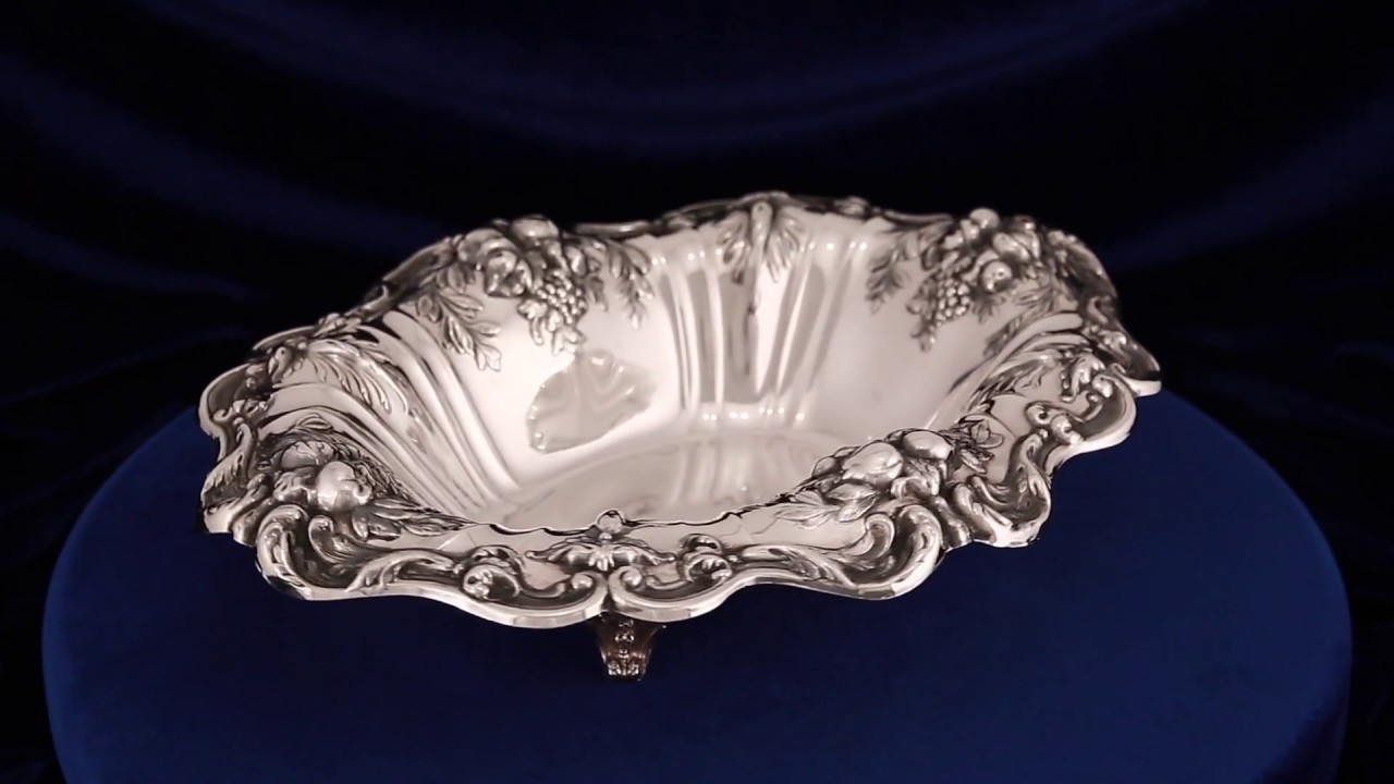 Серебряная ваза для овощей Reed & Barton Vegetable Bowl