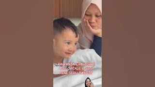 rayyanza exclusive pillow talk sama sus Rini || rayyanza Malik Ahmad #rayyanza #raffiahmad #shorts