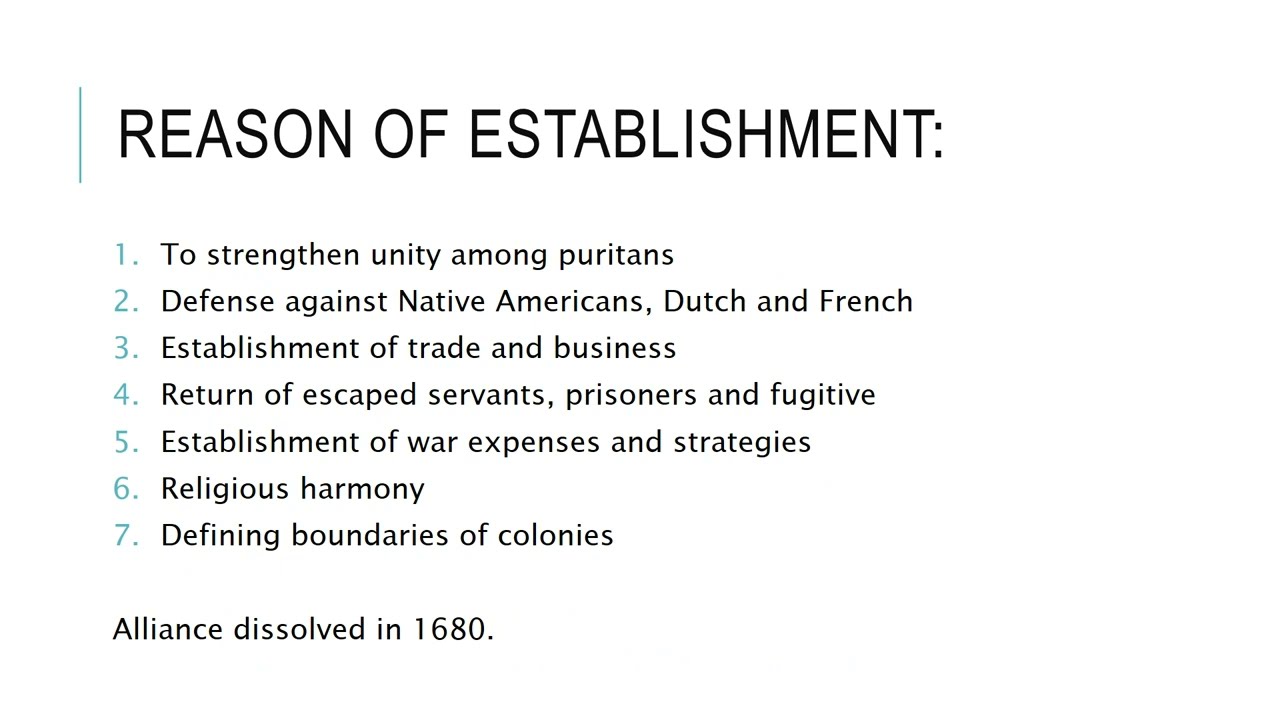 Notes of New England Confederation 1643 | usa history | css concepts | css pms upsc