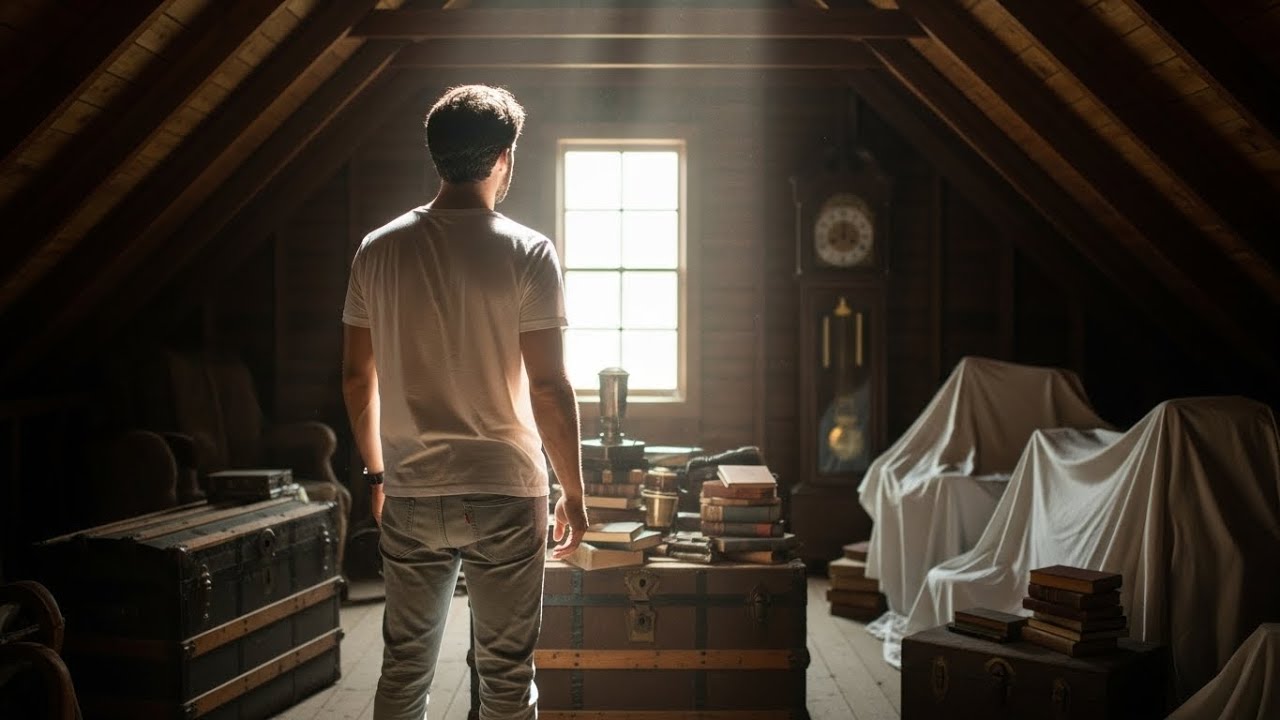 When I left the orphanage, I found my grandfather left me every thing but in the attic…