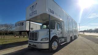 Biggest Moving Trucks 40FT Straight Truck with attached 24ft Trailer Apollo Strong Moving Texas