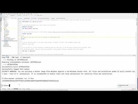 Optimizing dockerignore file and dockerfile